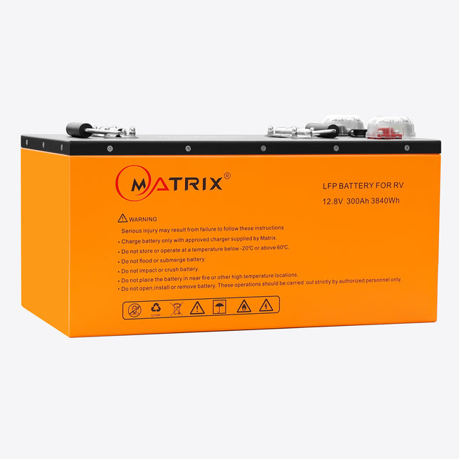 Matrix Lithium 12.8V 300AH LiFePO4 Caravan Battery