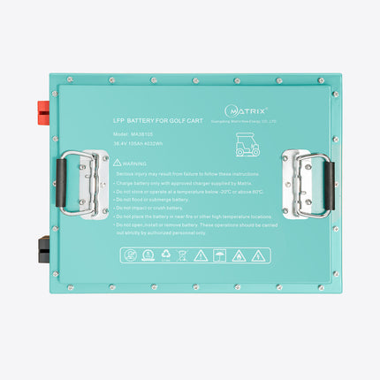 Matrix LiFePO4 36V 105Ah Lithium iron phosphate Golf Cart Battery