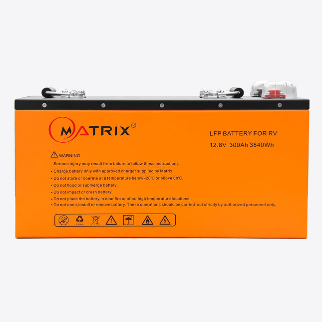 Matrix Lithium 12.8V 300AH LiFePO4 Caravan Battery