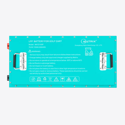 Matrix LiFePO4 72V 105Ah Lithium iron phosphate Golf Cart Battery